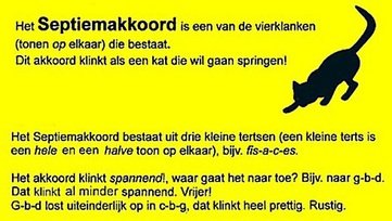 Septiemakkoord als 'kat in de sprong'